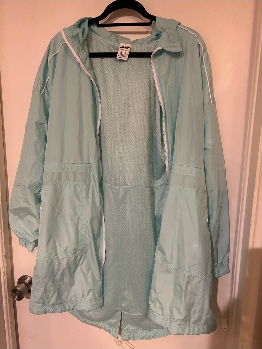 Avia Light Aqua Hooded Utility Jacket